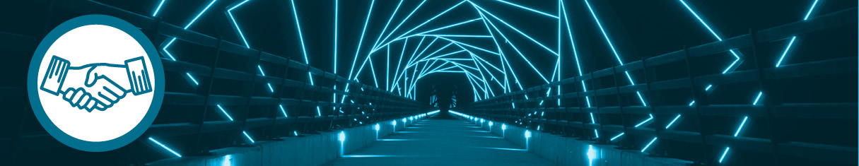 High Trestle Trail image with blue overlay