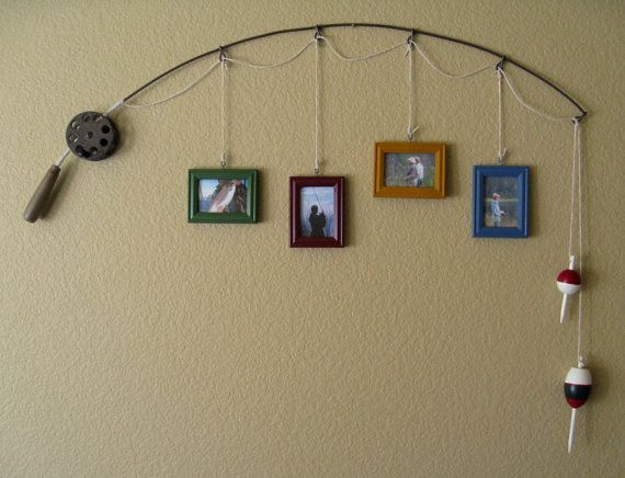 DIY Fishing Pole Picture Frame - Iowa Natural Heritage Foundation